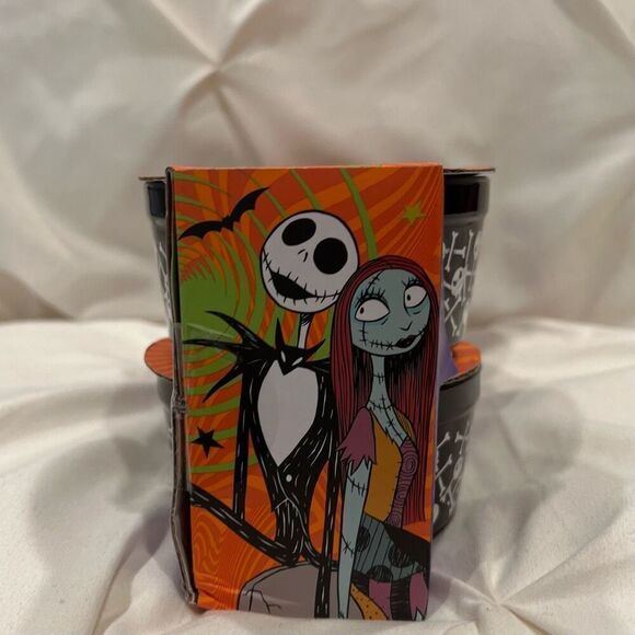 Disney Jack Skellington Ceramic Ramekins Set of 4 NWT Black and White - Picture 5 of 6